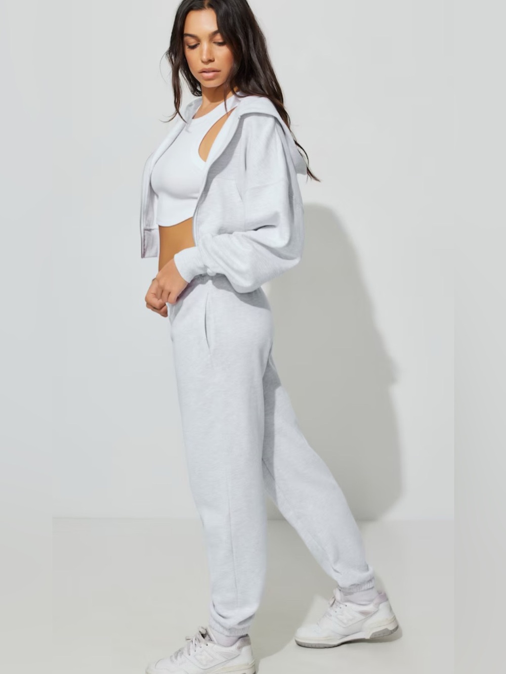 Garage Light Gray Fleece Joggers
